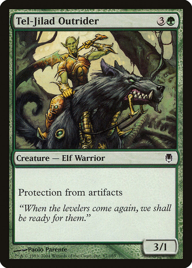 Tel-Jilad Outrider [Darksteel] Magic: The Gathering