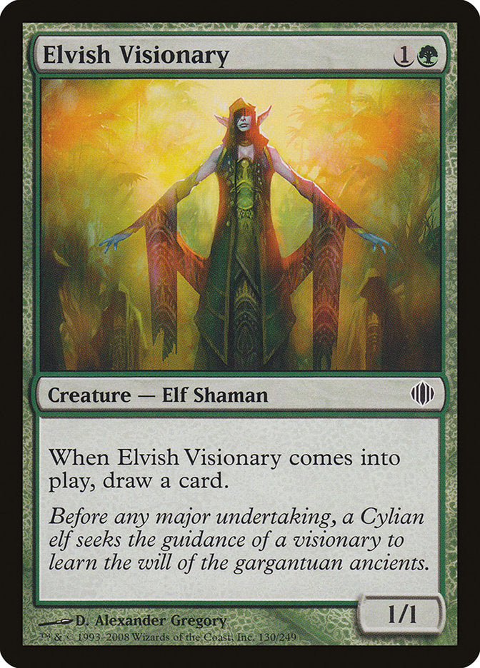 Elvish Visionary [Shards of Alara] Magic: The Gathering