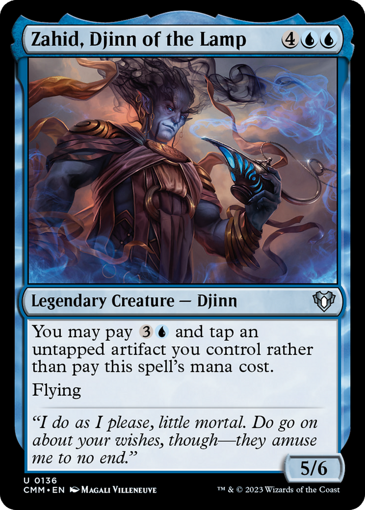 Zahid, Djinn of the Lamp [Commander Masters] Magic: The Gathering