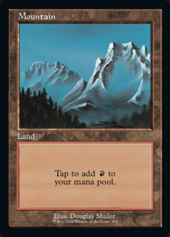 Mountain (Retro) (590) [30th Anniversary Edition] Magic: The Gathering