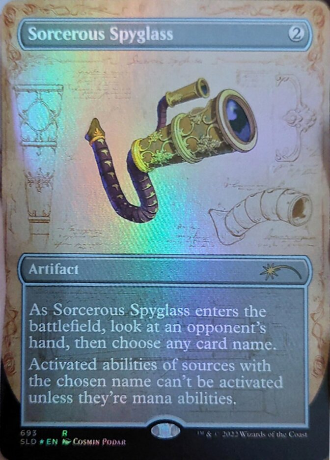 Sorcerous Spyglass (Blueprint) [Secret Lair Drop Promos] Magic: The Gathering