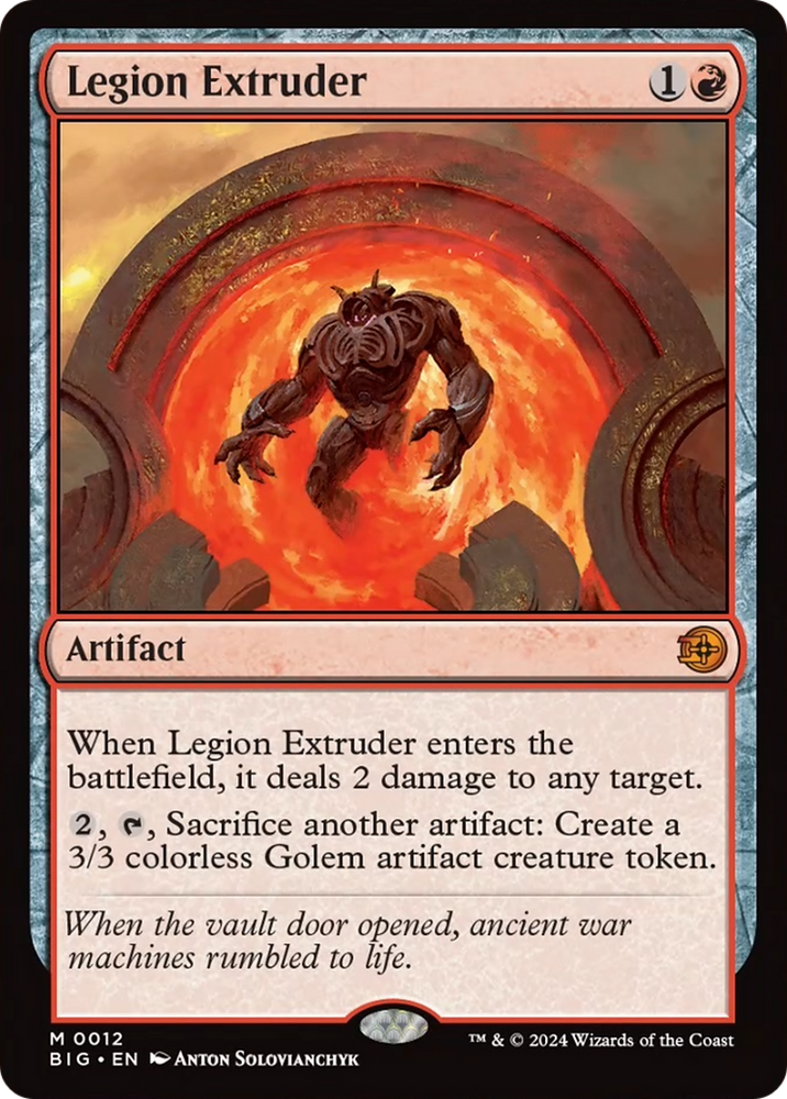Legion Extruder [Outlaws of Thunder Junction: The Big Score] Magic: The Gathering