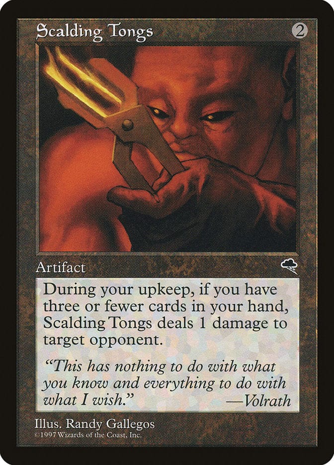 Scalding Tongs [Tempest] Magic: The Gathering