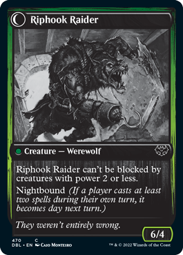 Hookhand Mariner // Riphook Raider [Innistrad: Double Feature] Magic: The Gathering