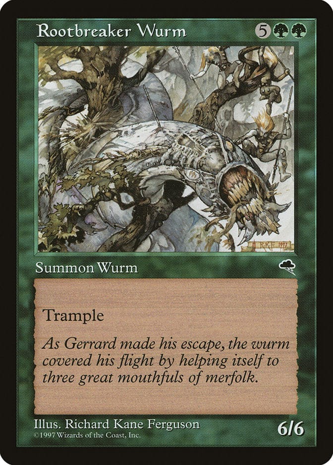 Rootbreaker Wurm [Tempest] Magic: The Gathering
