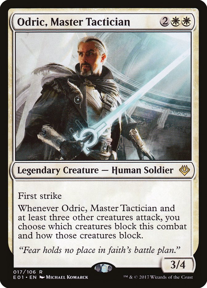 Odric, Master Tactician [Archenemy: Nicol Bolas] Magic: The Gathering