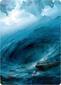 Island 3 Art Card [Zendikar Rising Art Series] Magic: The Gathering
