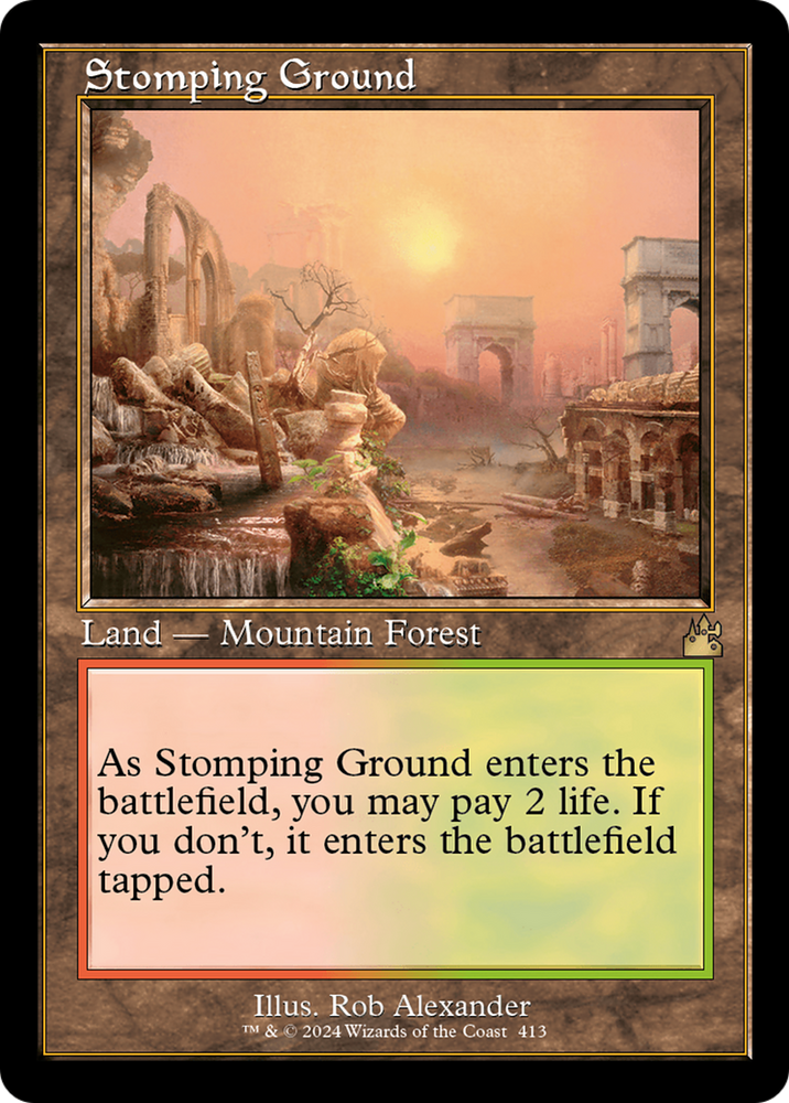 Stomping Ground (Retro) [Ravnica Remastered] Magic: The Gathering