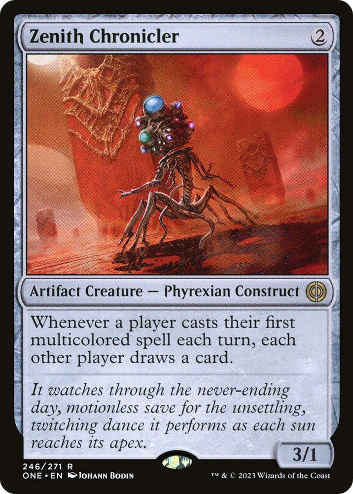 Zenith Chronicler [Phyrexia: All Will Be One] Magic: The Gathering