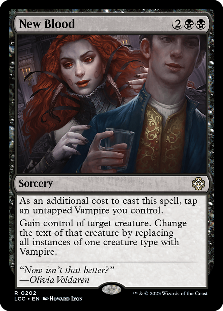New Blood [The Lost Caverns of Ixalan Commander] Magic: The Gathering