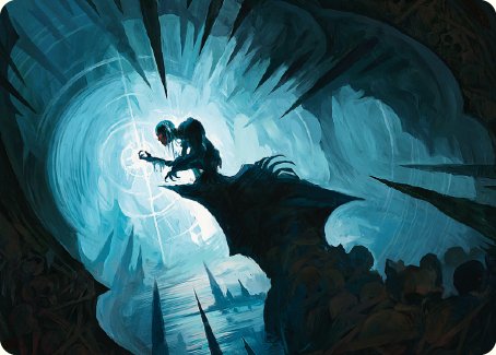 Gollum, Patient Plotter Art Card [The Lord of the Rings: Tales of Middle-earth Art Series] Magic: The Gathering