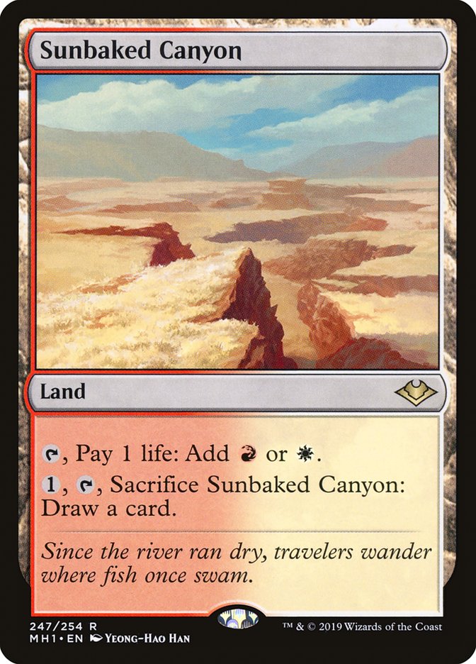 Sunbaked Canyon [Modern Horizons] Magic: The Gathering