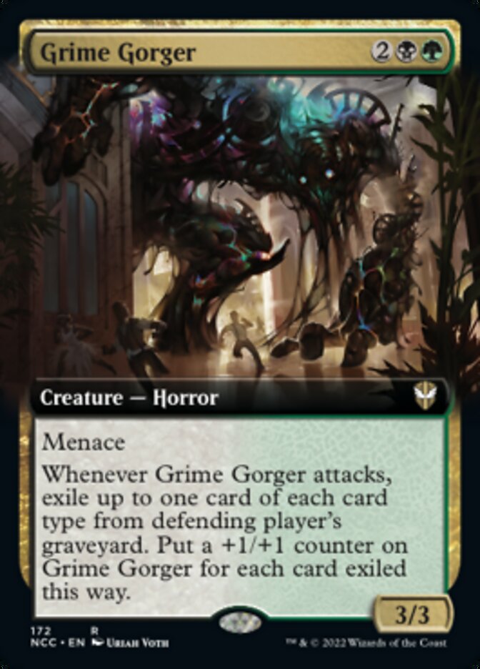 Grime Gorger (Extended Art) [Streets of New Capenna Commander] Magic: The Gathering