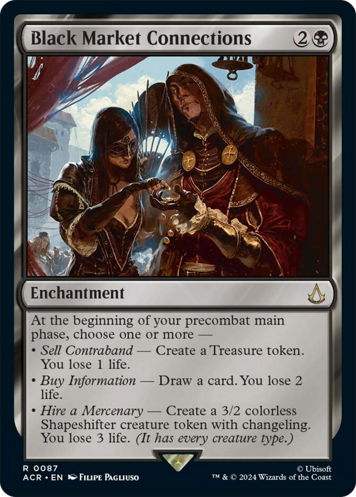 Black Market Connections [Assassin's Creed] Magic: The Gathering