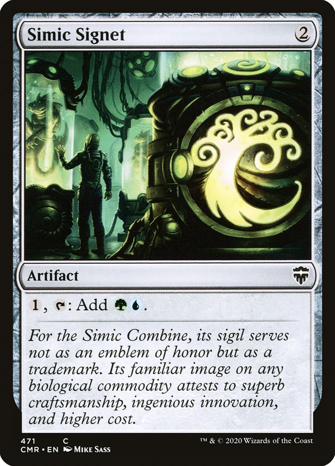 Simic Signet [Commander Legends] Magic: The Gathering