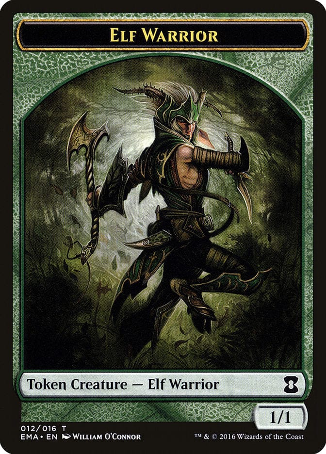 Elf Warrior Token [Eternal Masters Tokens] Magic: The Gathering