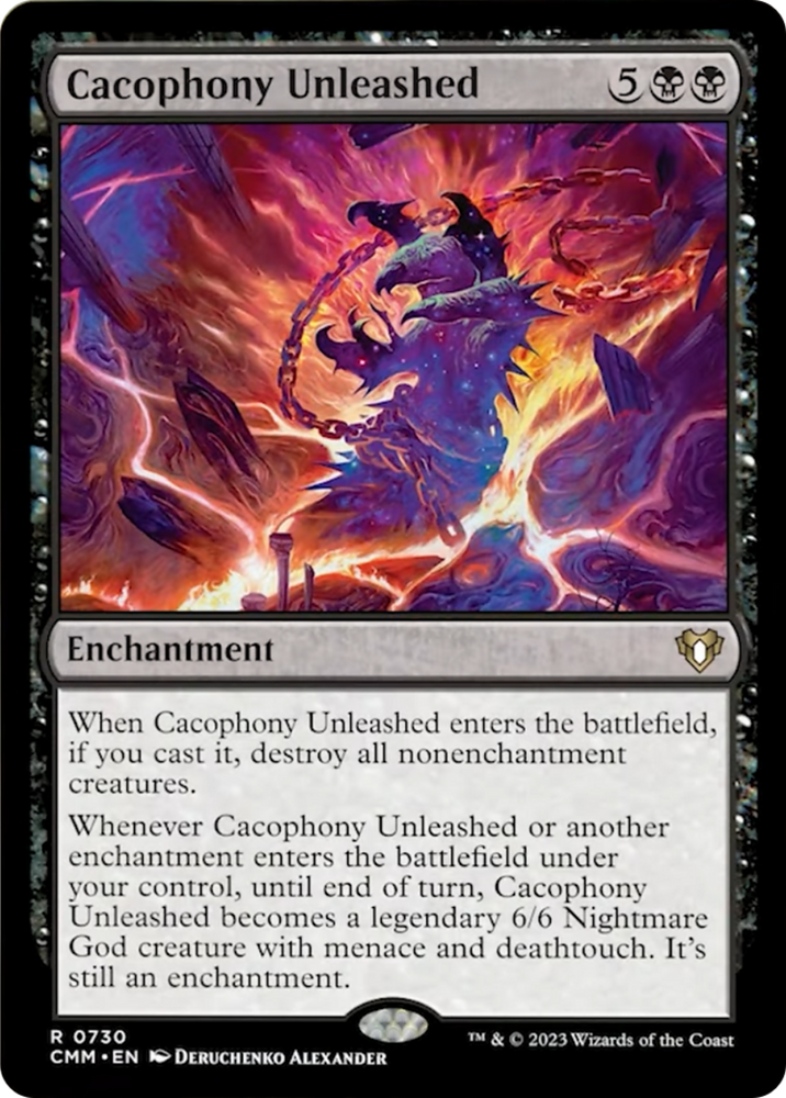 Cacophony Unleashed [Commander Masters] Magic: The Gathering