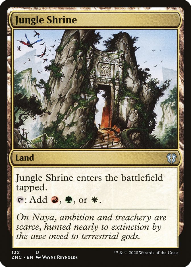 Jungle Shrine [Zendikar Rising Commander] Magic: The Gathering