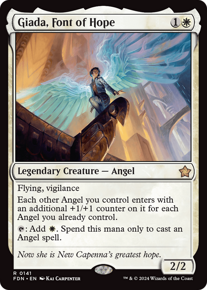 Giada, Font of Hope [Foundations] Magic: The Gathering