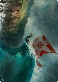 Run Ashore Art Card [Kaldheim Art Series] Magic: The Gathering