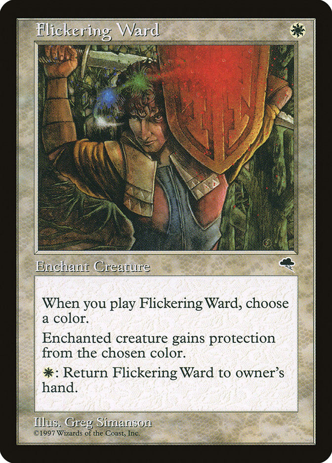 Flickering Ward [Tempest] Magic: The Gathering