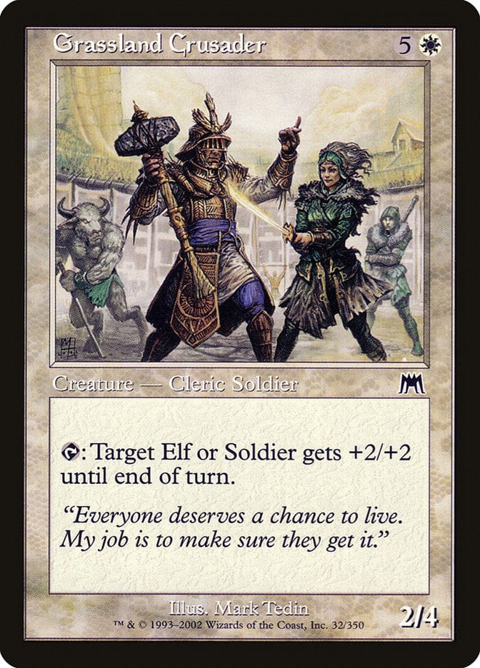 Grassland Crusader [Onslaught] Magic: The Gathering