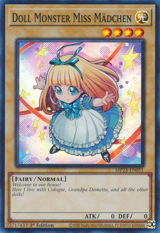 Doll Monster Miss Madchen [MP23-EN051] Super Rare - Yugioh Cards For Your TCG Needs!