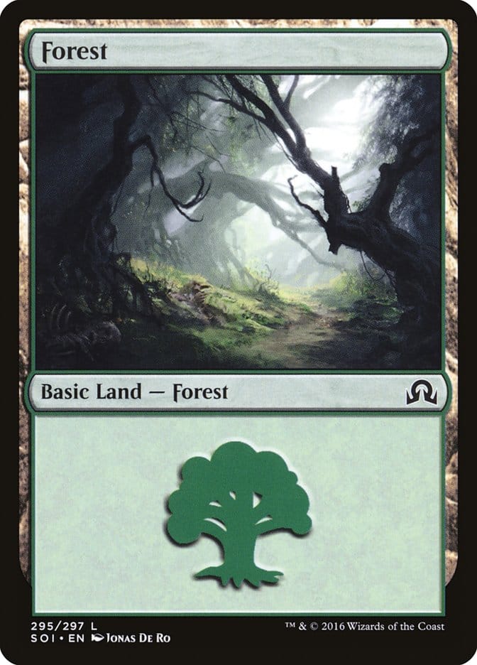 Forest (295) [Shadows over Innistrad] Magic: The Gathering