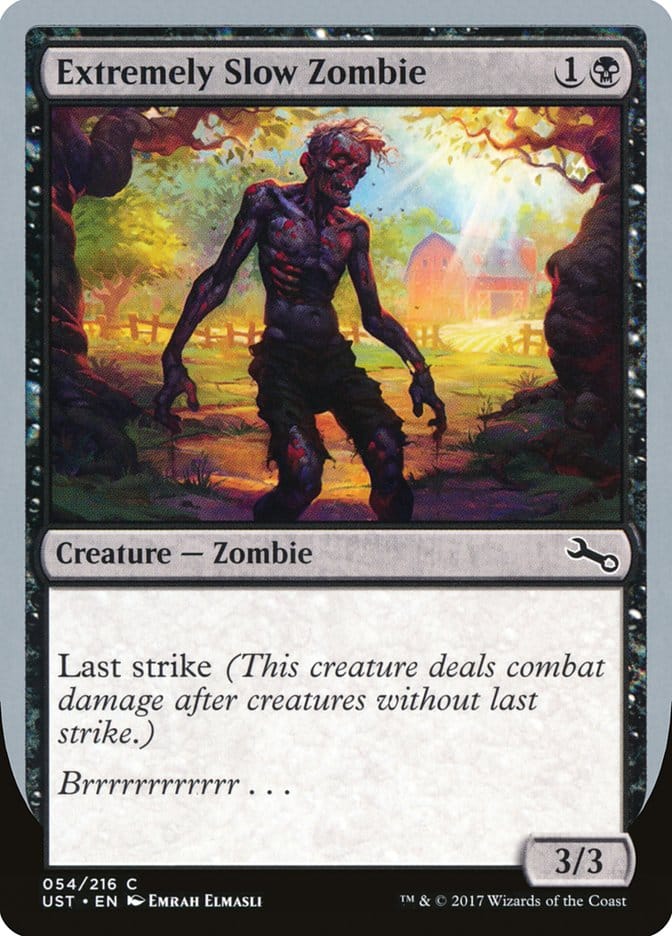 Extremely Slow Zombie ("Brrrrrrrrrrrr...") [Unstable] Magic: The Gathering