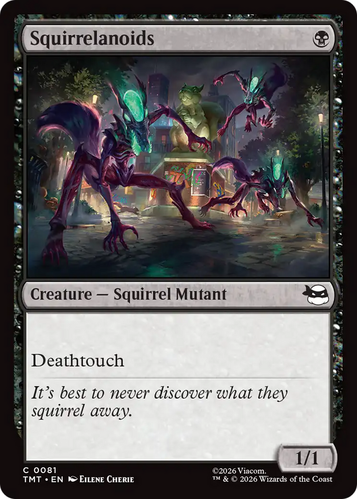 Squirrelanoids [Teenage Mutant Ninja Turtles] Magic: The Gathering