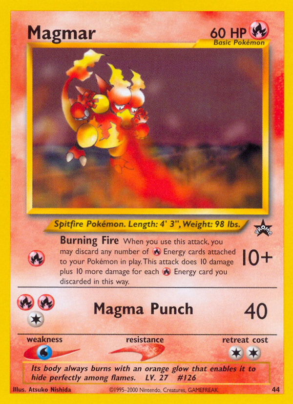 Magmar (44) [Wizards of the Coast: Black Star Promos] Pokémon