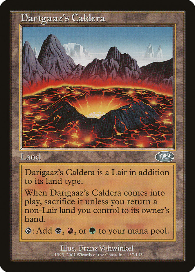 Darigaaz's Caldera [Planeshift] Magic: The Gathering
