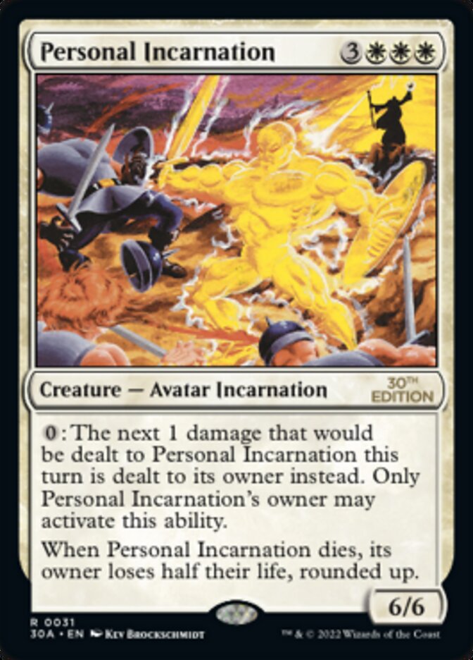 Personal Incarnation [30th Anniversary Edition] Magic: The Gathering
