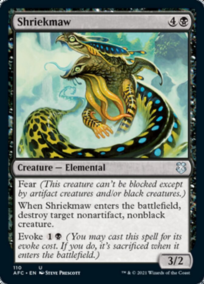 Shriekmaw [Dungeons & Dragons: Adventures in the Forgotten Realms Commander] Magic: The Gathering