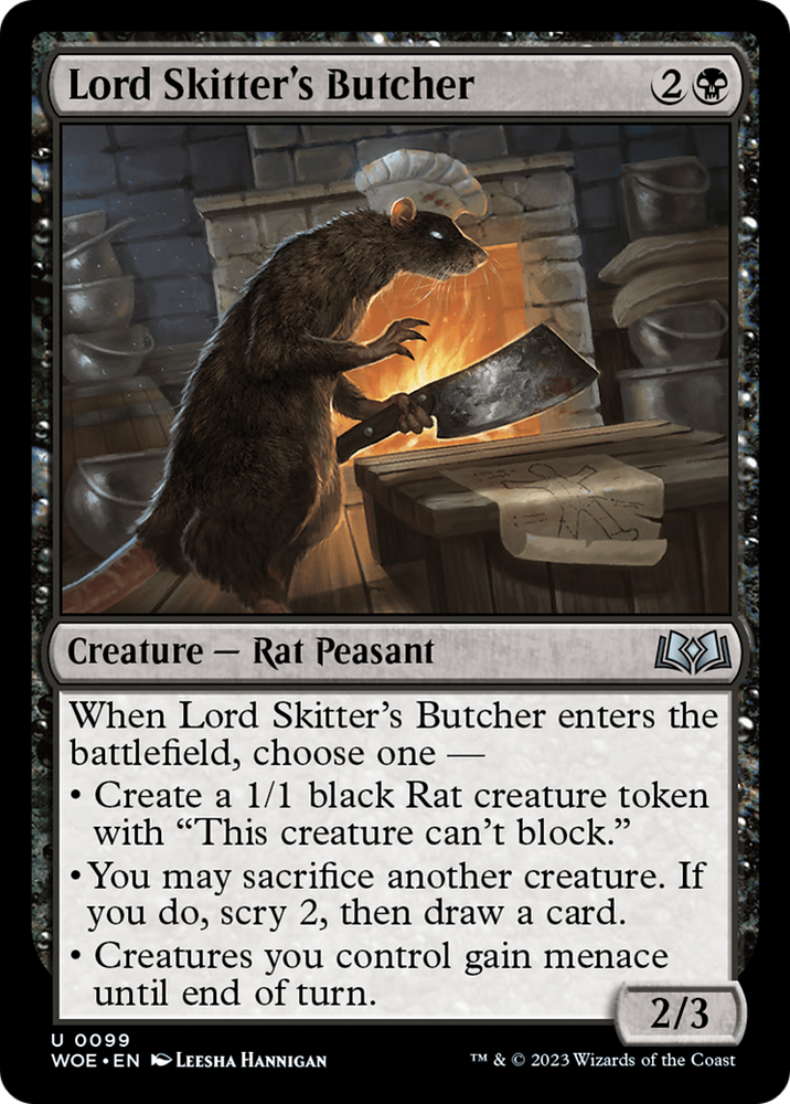 Lord Skitter's Butcher [Wilds of Eldraine] Magic: The Gathering