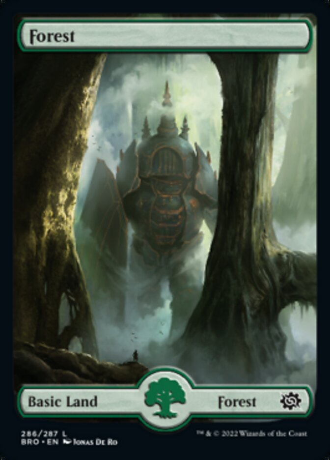 Forest (286) [The Brothers' War] Magic: The Gathering