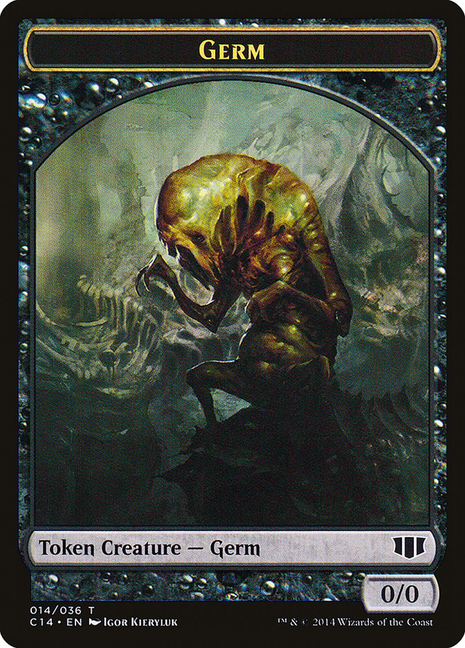 Stoneforged Blade // Germ Double-Sided Token [Commander 2014 Tokens] Magic: The Gathering