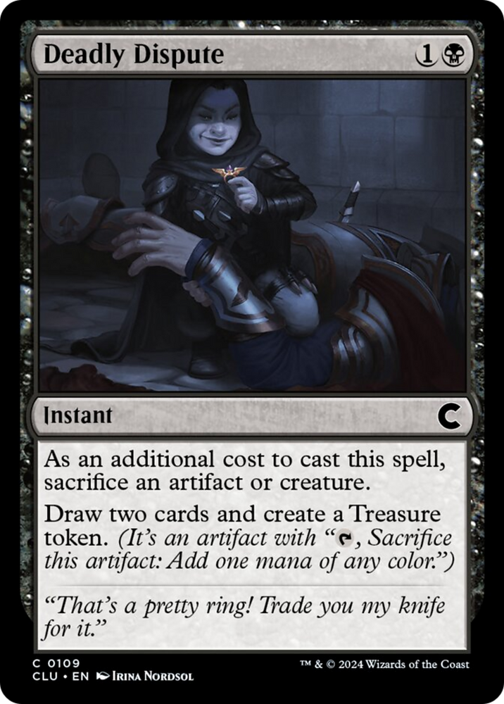 Deadly Dispute [Ravnica: Clue Edition] Magic: The Gathering