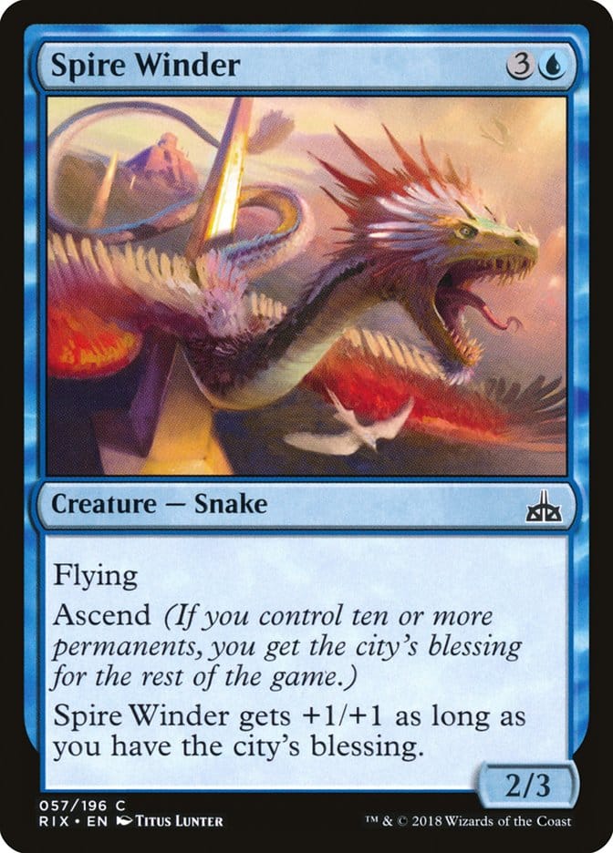 Spire Winder [Rivals of Ixalan] Magic: The Gathering