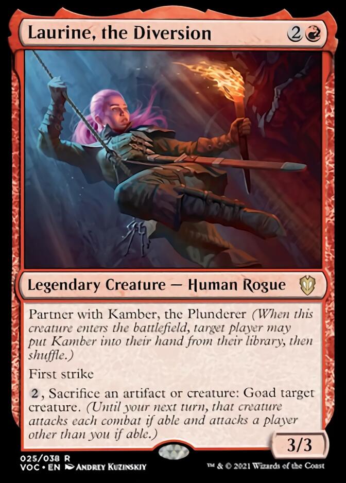 Laurine, the Diversion [Innistrad: Crimson Vow Commander] Magic: The Gathering