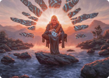Jadzi, Oracle of Arcavios Art Card [Strixhaven: School of Mages Art Series] Magic: The Gathering