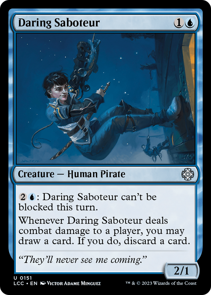 Daring Saboteur [The Lost Caverns of Ixalan Commander] Magic: The Gathering