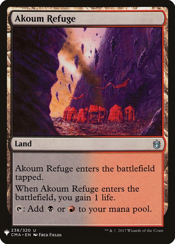 Akoum Refuge [Mystery Booster] Magic: The Gathering