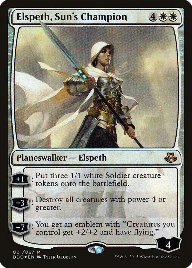 Elspeth, Sun's Champion [Duel Decks: Elspeth vs. Kiora] Magic: The Gathering