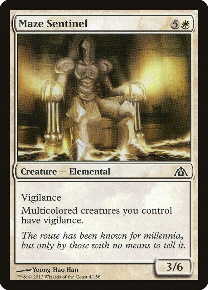 Maze Sentinel [Dragon's Maze] Magic: The Gathering