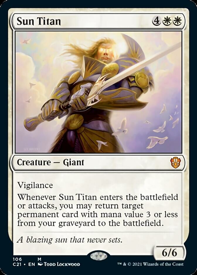 Sun Titan [Commander 2021] Magic: The Gathering