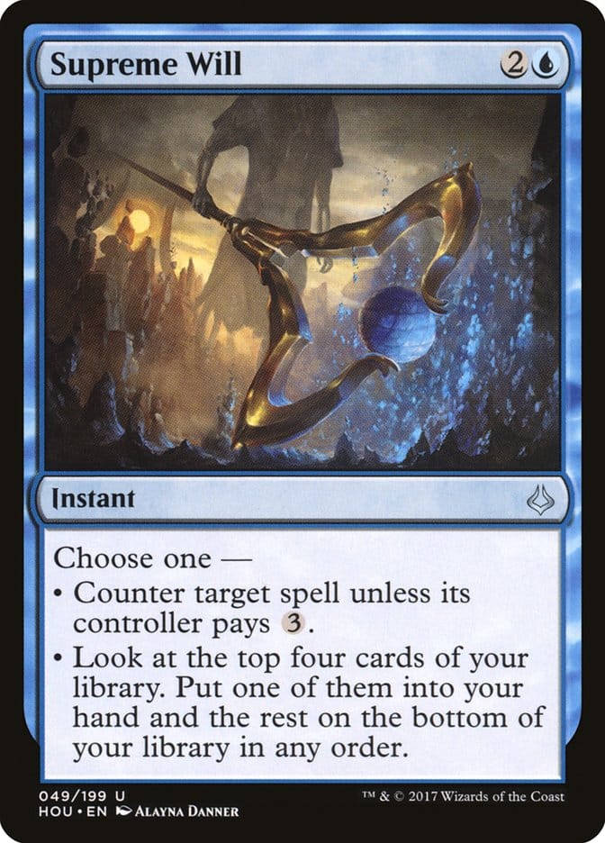 Supreme Will [Hour of Devastation] Magic: The Gathering