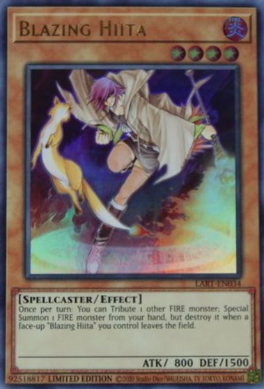 Blazing Hiita [LART-EN034] Common Yu-Gi-Oh!