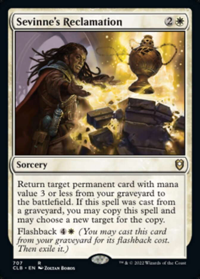 Sevinne's Reclamation [Commander Legends: Battle for Baldur's Gate] Magic: The Gathering
