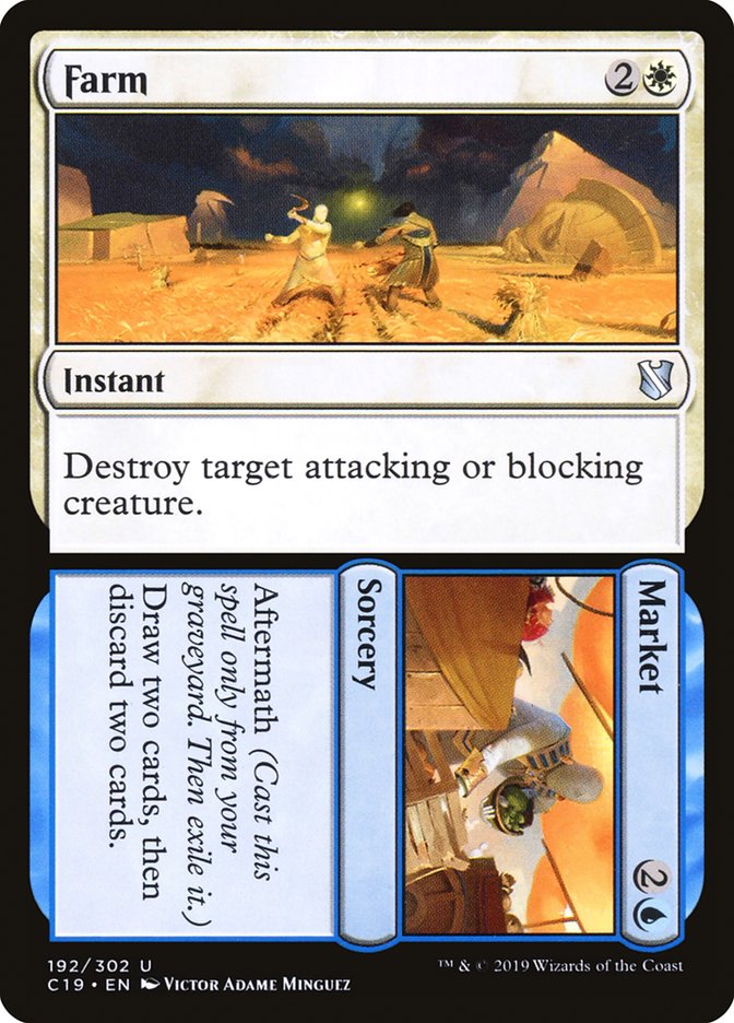 Farm // Market [Commander 2019] Magic: The Gathering